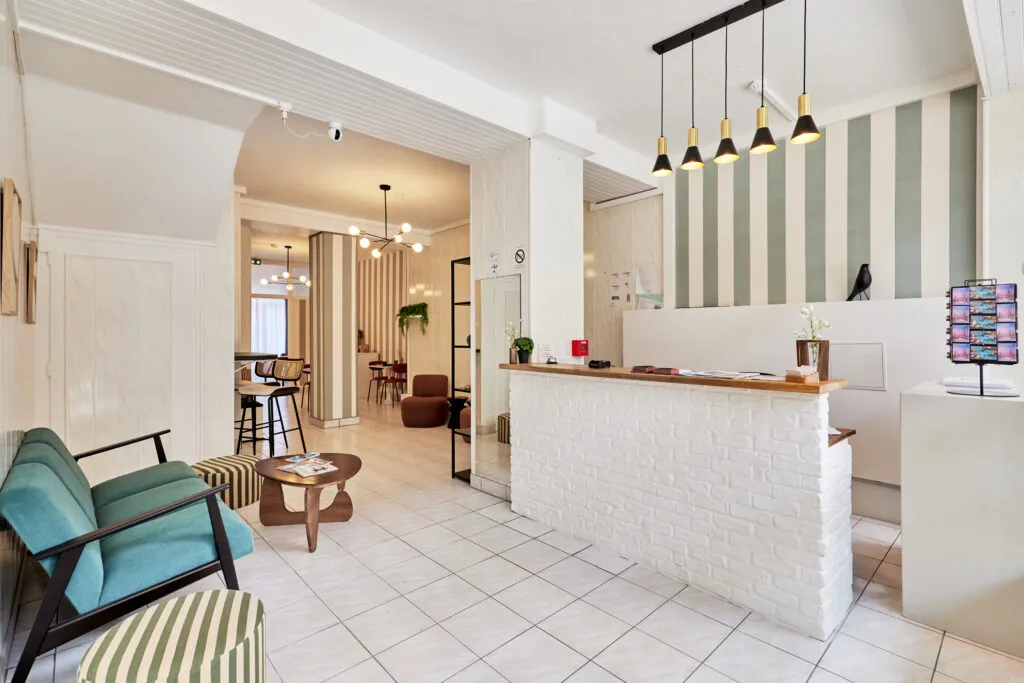 Lobby de l'hôtel